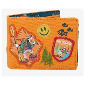 NEW! Loungefly Disney A Goofy Movie Camping Patches Badges‎ WALLET!